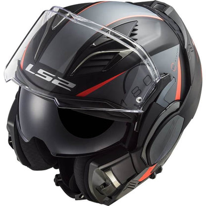 LS2 FF900 Valiant Ii Codex Matt Black Titanium Helmet - Riders Junction