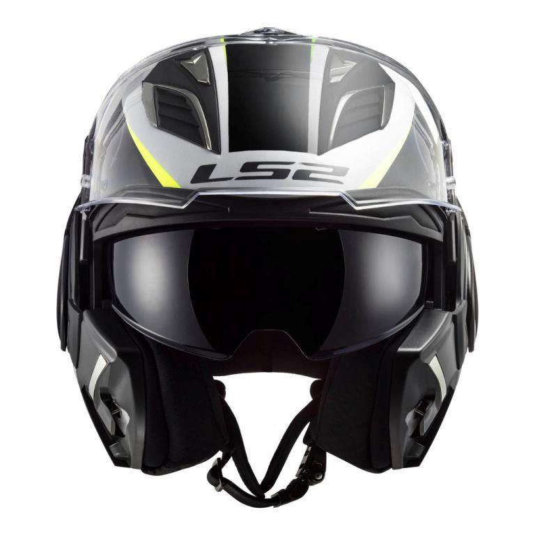 LS2 Helmets Valiant Ii Codex White Black - FF900