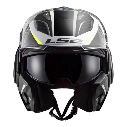 LS2 Helmets Valiant Ii Codex White Black - FF900