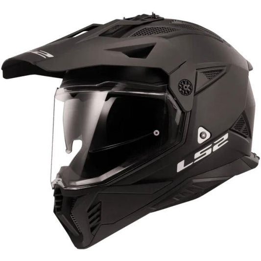 LS2 MX436 Pioneer II Solid Matt Black-06 - Helmet