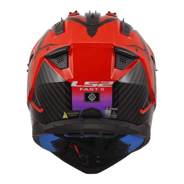 LS2 MX437 Fast Ii Wash Red-06 - Helmet - Riders Junction