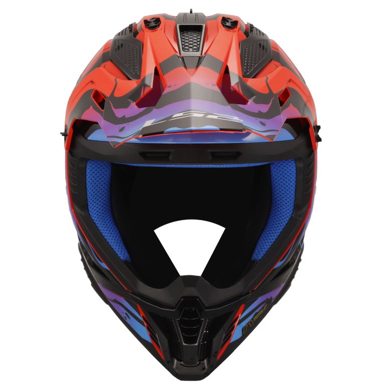 LS2 MX437 Fast Ii Wash Red-06 - Helmet - Riders Junction