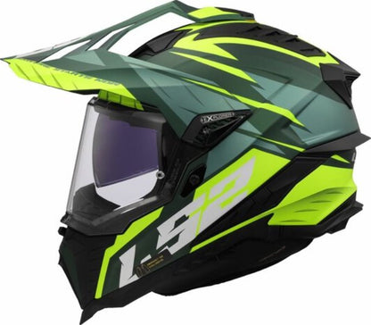 LS2 MX701 Explorer Spire Green H-vis Yellow-06 - Riders Junction
