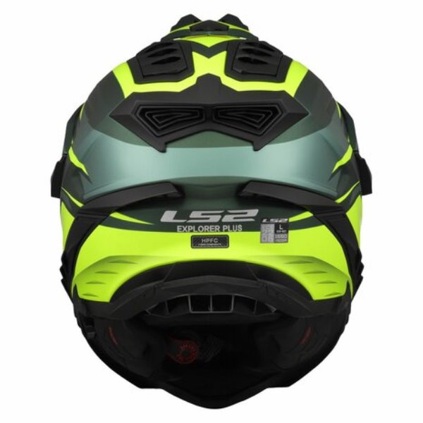 LS2 MX701 Explorer Spire Green H-vis Yellow-06 - Riders Junction