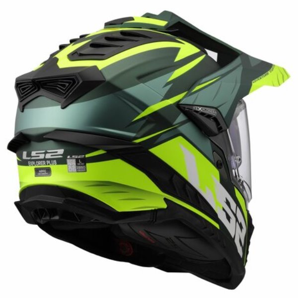 green helmet ls2 LS2 MX701 Explorer Spire Green H-vis Yellow-06