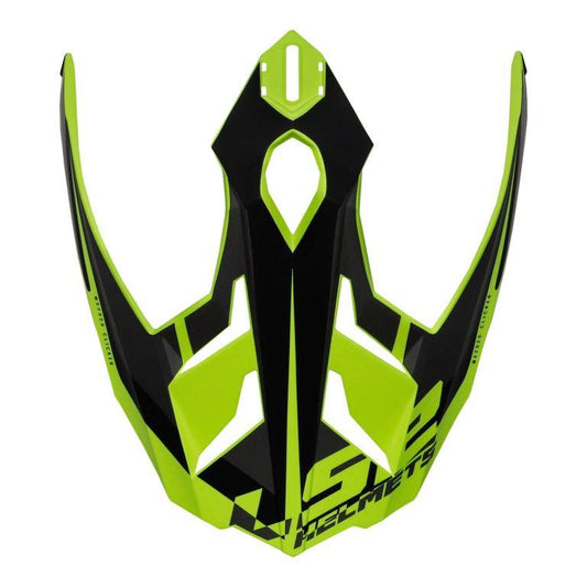 LS2 MX701 Peak Alter Matt Black H-v Yellow