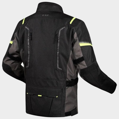 LS2 Narvik Lady Riding Jacket Grey Black HI-VI Yellow