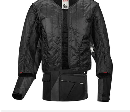 LS2 Narvik Riding Jacket Black Grey Yellow