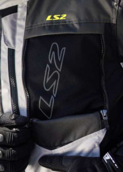 LS2 Norway Riding Jacket - Black Grey Yellow