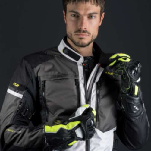 LS2 Norway Riding Jacket - Black Grey Yellow
