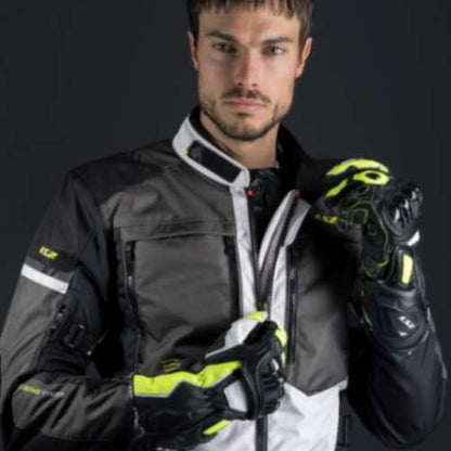LS2 Norway Riding Jacket - Black Grey Yellow