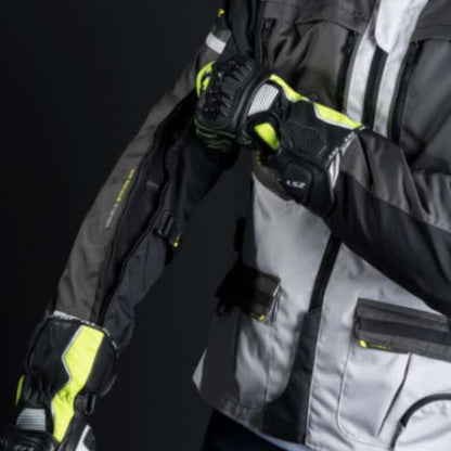 LS2 Norway Riding Jacket - Black Grey Yellow