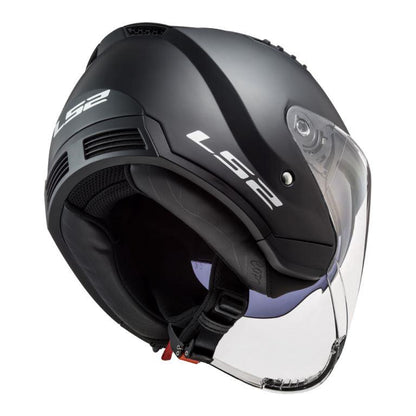 LS2 OF600 Copter Matt  Black Helmet - Riders Junction