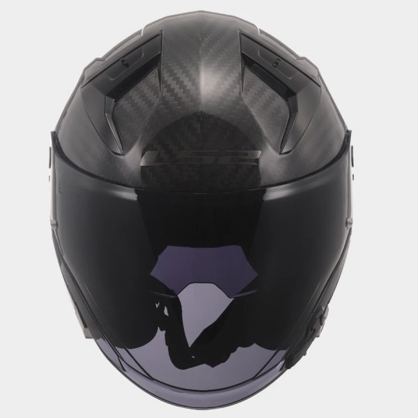 LS2 OF603 Infinity II Glossy Carbon Jet Helmet