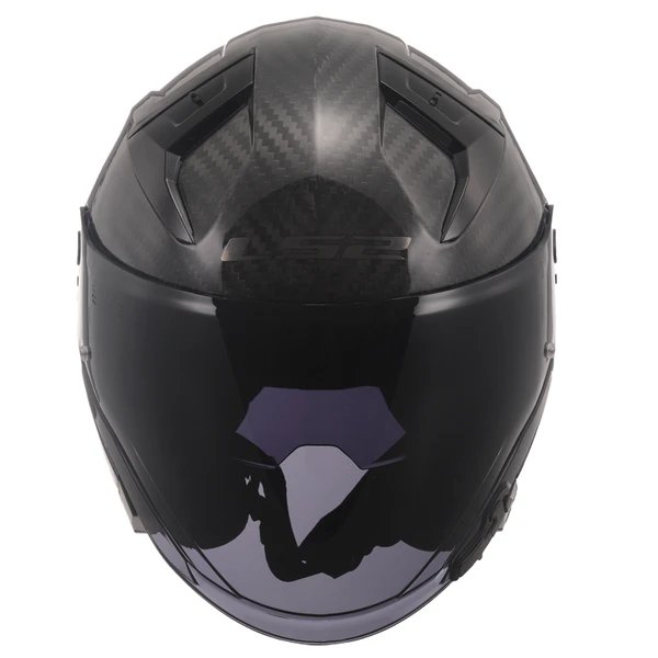 LS2 OF603 Infinity II Glossy Carbon Jet Helmet