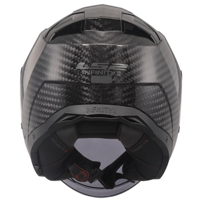 LS2 OF603 Infinity II Glossy Carbon Jet Helmet