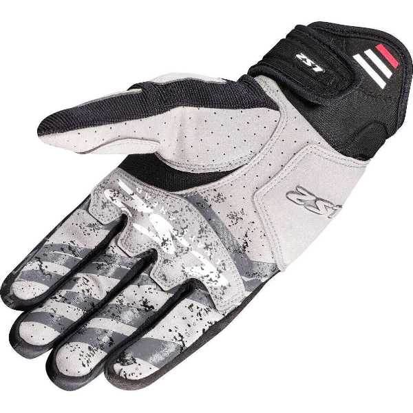 LS2 Ravin Man Motorcycle Gloves Black