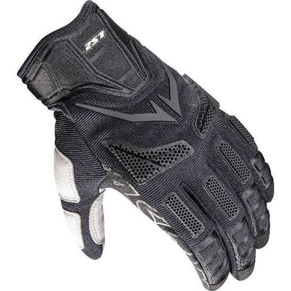 LS2 Ravin Man Motorcycle Gloves Black