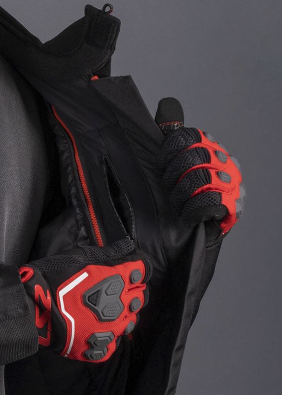 LS2-SEPANG Riding Jacket (Black Grey-Red)