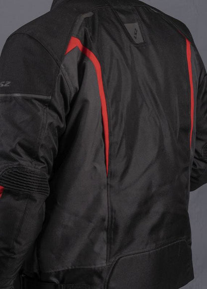 LS2 SEPANG Riding Jacket (Black Grey-Red)