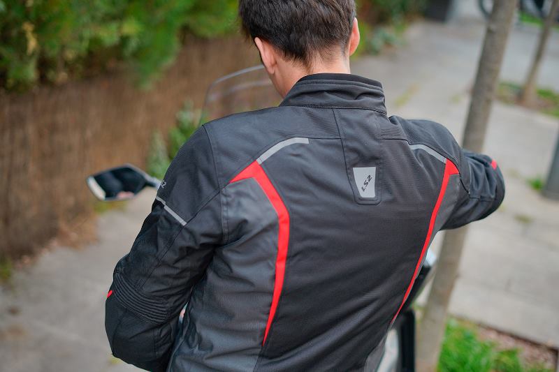 LS2 SEPANG Riding Jacket (Black Grey-Red)