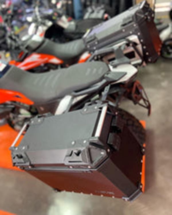 LS2 Side Case Black 38L + Pipe Case Black 32L