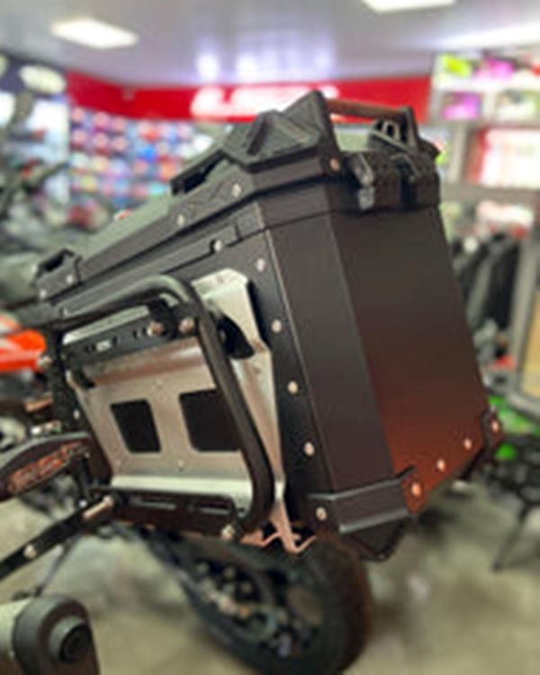 LS2 Side Case Black 38L + Pipe Case Black 32L