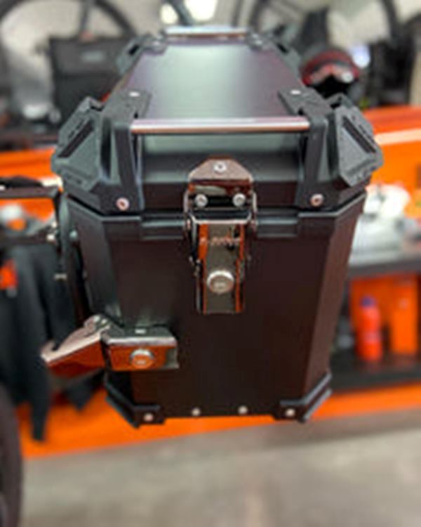 LS2 Side Case Black 38L + Pipe Case Black 32L