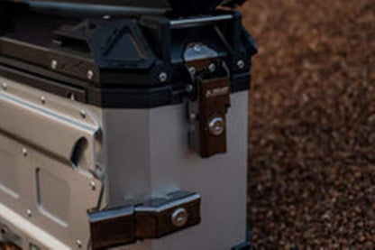 LS2 Side case Silver 38L + Pipe Case Silver 32L