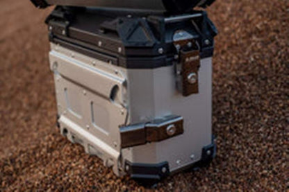 LS2 Side case Silver 38L + Pipe Case Silver 32L