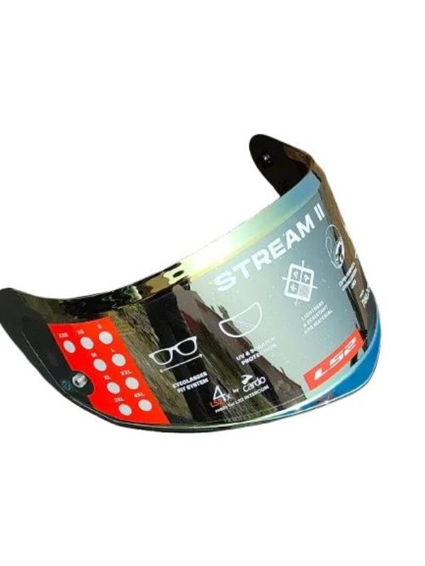 LS2 Spare Gold Visor For FF320 Stream II Helmets