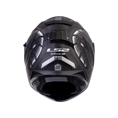 LS2 Stream Evo 2XL Helmet Zuko Black Grey with Pinlock-FF320
