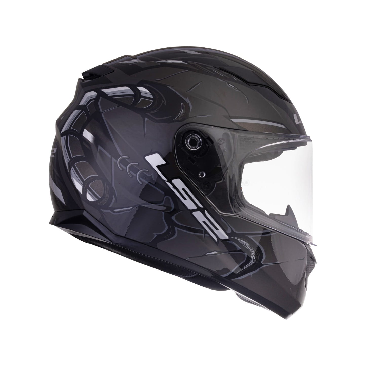 LS2 Stream Evo 2XL Helmet Zuko Black Grey with Pinlock-FF320