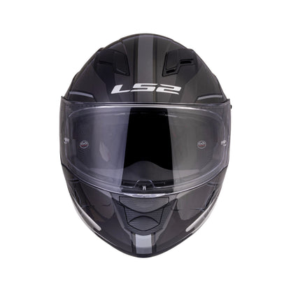 LS2 Stream Evo 2XL Helmet Zuko Black Grey with Pinlock-FF320