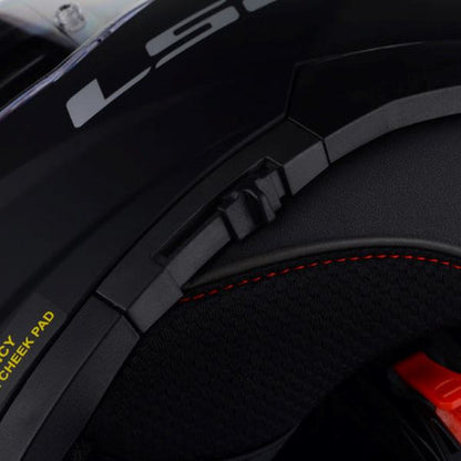 LS2 Stream II Solid Matt Black Helmet (D-Ring)