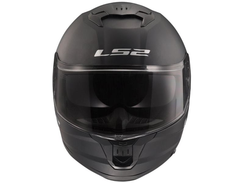 LS2 Stream II Solid Matt Black Helmet (D-Ring)