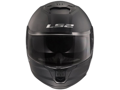 LS2 Stream II Solid Matt Black Helmet (D-Ring)