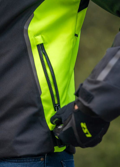 LS2 Zoom Man Jacket Black Yellow