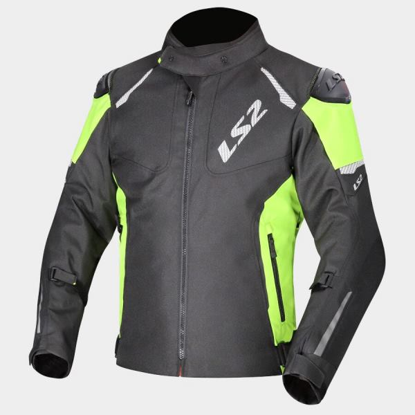 LS2 Zoom Man Jacket Black Yellow