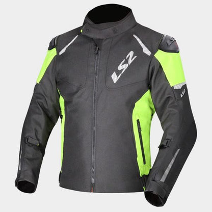 LS2 Zoom Man Jacket Black Yellow