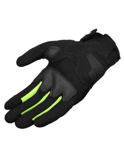 LS2 Atom Man Riding Gloves Black Hi-viz Yellow