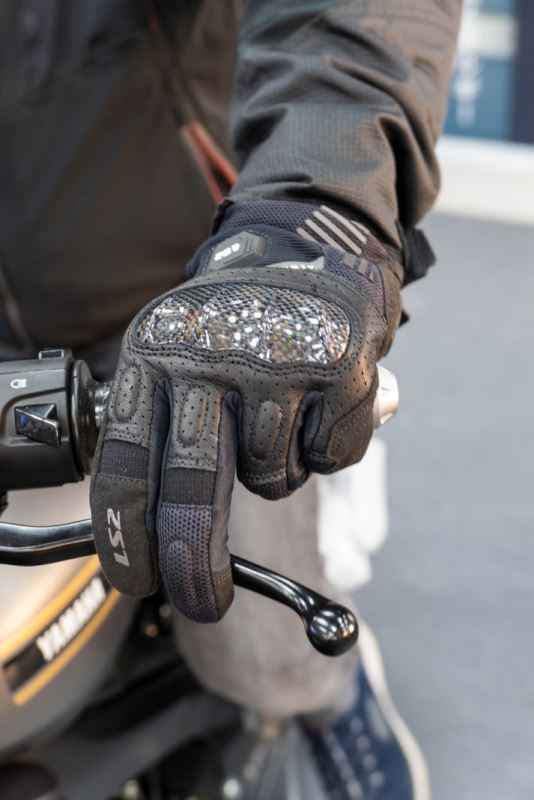 LS2 Atom Man Riding Gloves Black