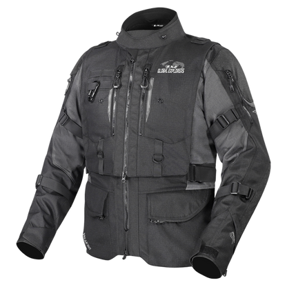 LS2 Breakout Man Jacket Black Smoke (CE Class AA Certified)