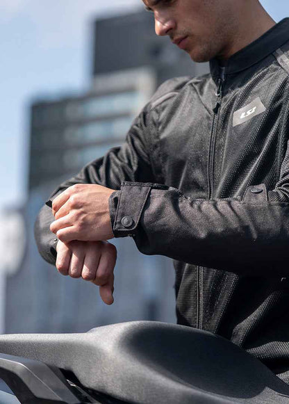 LS2 Breeze Jacket CE Class A Certified Jacket (Black)