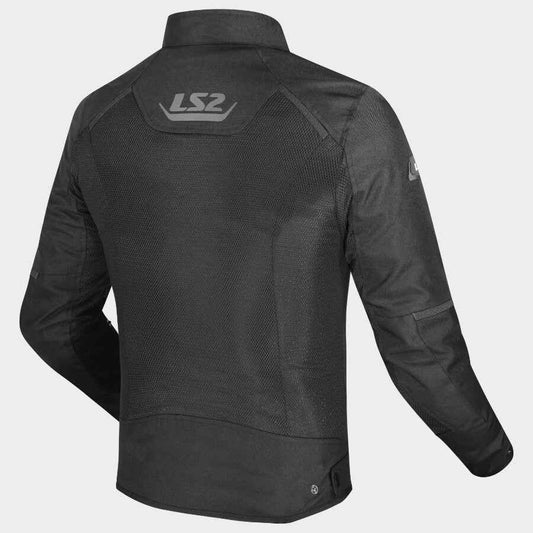 LS2 Breeze Jacket CE Class A Certified Jacket (Black)