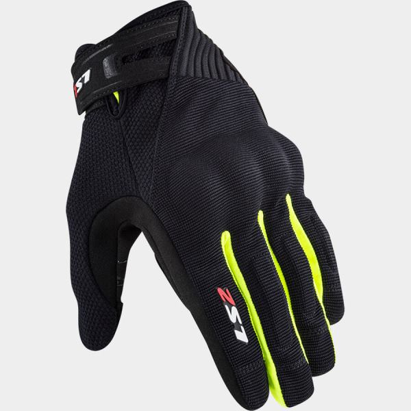 LS2 Dart 2 Evo Man Gloves Black H-V Yellow