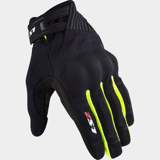 LS2 Dart 2 Evo Man Gloves Black H-V Yellow