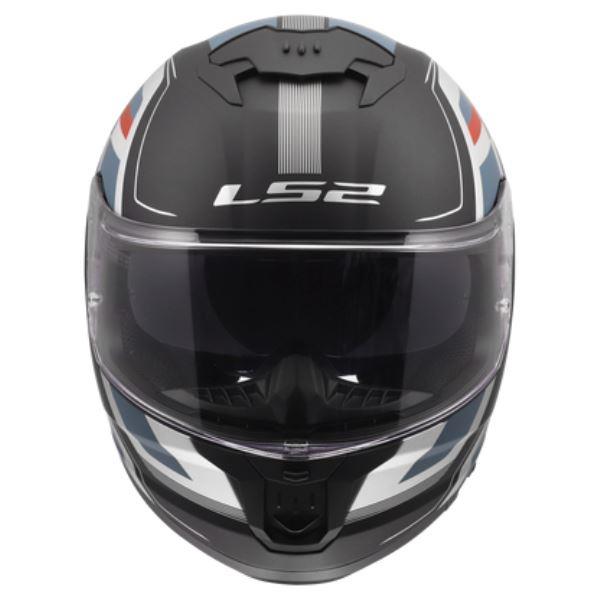 LS2 FF320 Stream II Vintage Matt Black Petrol-06