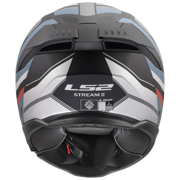 LS2 FF320 Stream II Vintage Matt Black Petrol-06