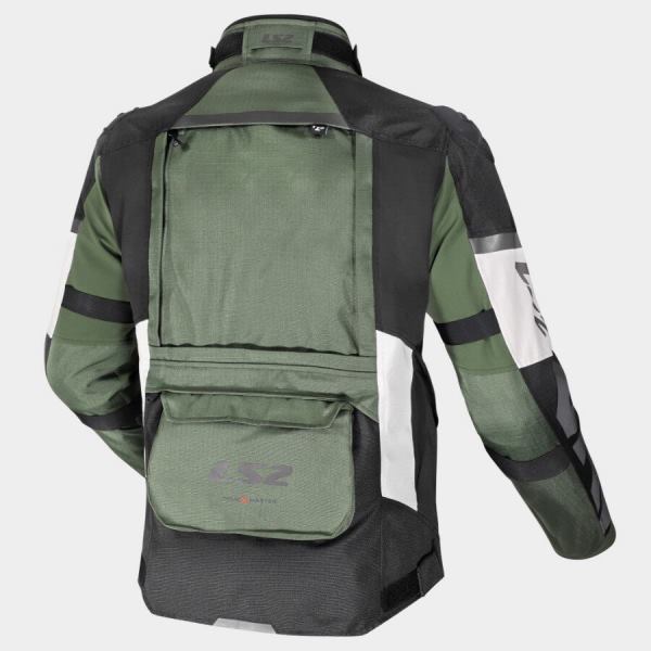LS2 Jacket X-Master Man Black Green Grey
